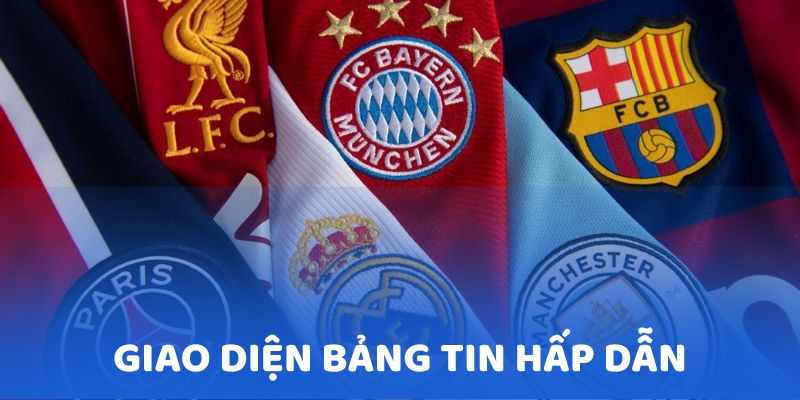 Bảng tin chuyển nhượng có giao diện đơn giản giúp người chơi dễ tiếp cận